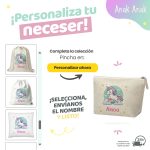 Neceser-personalizado-con-nombre-unicornio-ninas-escuela-Anak-Anak