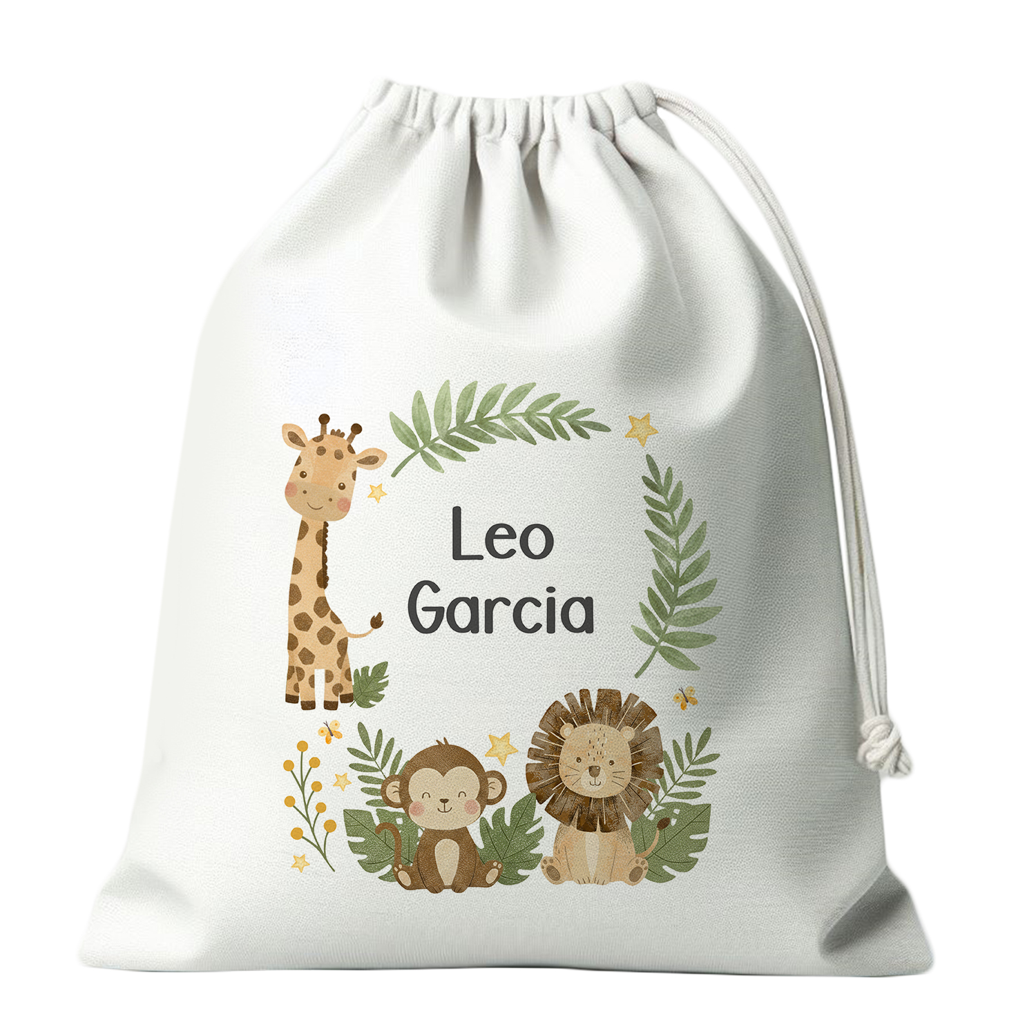 bolsa-de-merienda-personalizada-animales-de-la-selva-nino-con-nombre