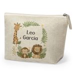 Neceser-personalizado-con-nombre-animales-de-la-selva-ninos-escuela-Anak-Anak