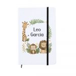 libreta-personalizada-con-nombre-animales-de-la-selva-nino-cole