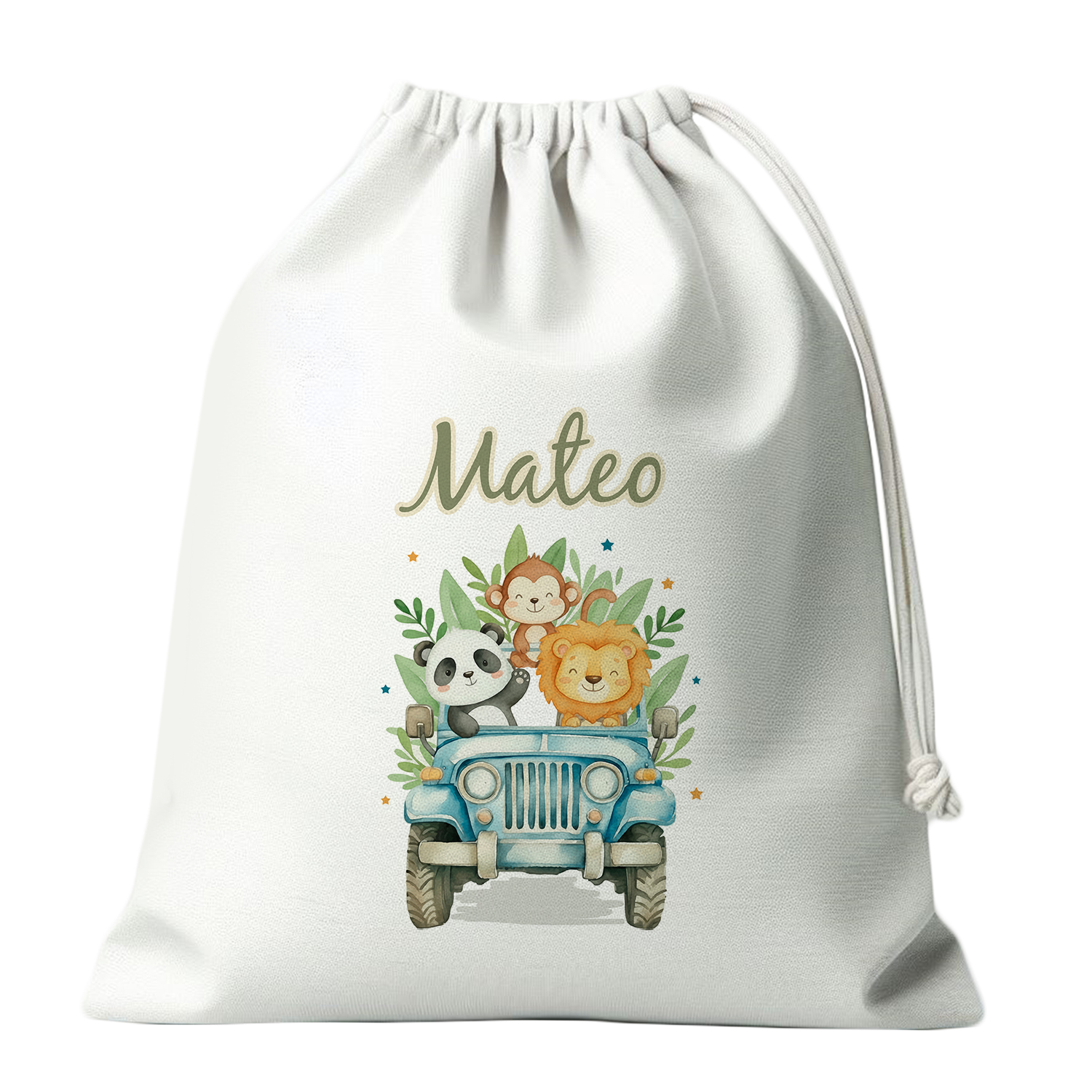 bolsa-de-merienda-personalizada-safari aventura-nino-con-nombre