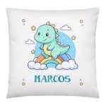 Cojin-infantil-personalizado-con-nombre-dinosaurio