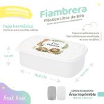 fiambrera-personalizada-animales-de-la-selva-nino-con-nombre