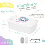 fiambrera-personalizada-unicornio-nina-con-nombre