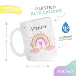 Taza-de-plastico-arcoiris-rosa-personalizada-con-nombre