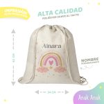 Mochila-de-cuerdas-personalizada-arcoiris-rosa-con-nombre-nina