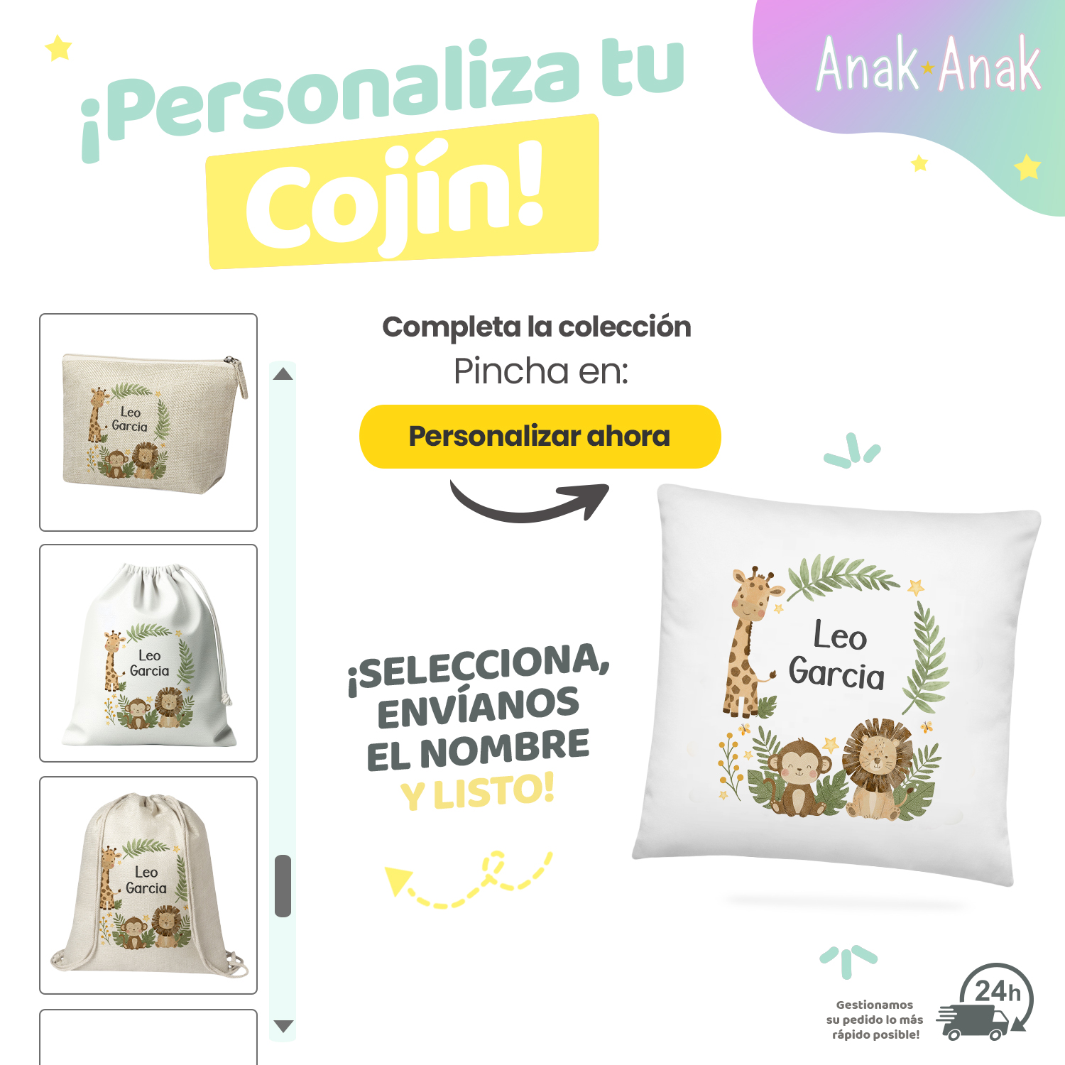 Personaliza-tu-cojin-personalizado-animales-selva