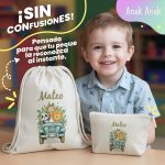 Neceser-personalizado-con-nombre-safari-aventura-ninos-escuela-Anak-Anak