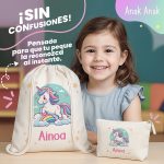 Neceser-personalizado-con-nombre-unicornio-ninas-escuela-Anak-Anak